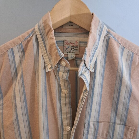 J. Crew Men's S Slim Fit Broken-In Oxford Long Sleeve Button Down Style #AU765 - Picture 1 of 15